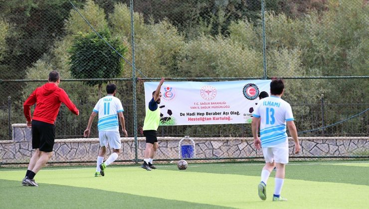 Sağlık çalışanlarına destek maçı