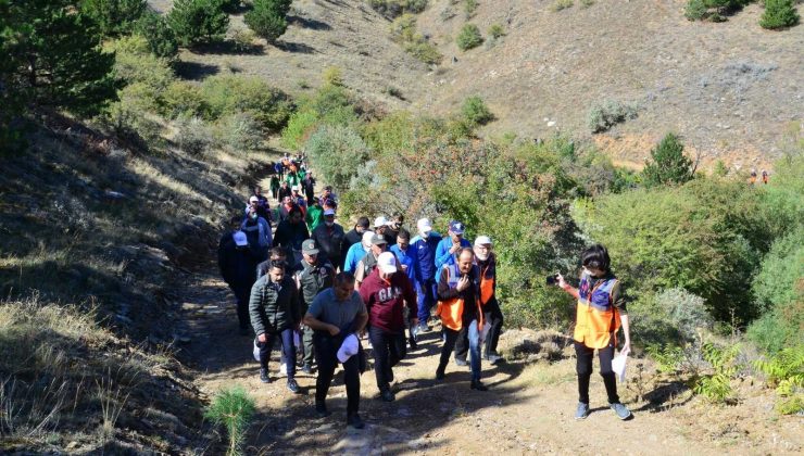 Sağlık için doğa yürüyüşü düzenlendi
