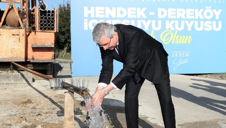 Sakarya’da 146 bin kişinin ihtiyacını karşılayacak su kaynağına ulaşıldı