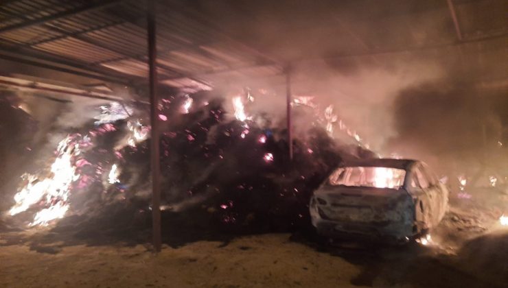 Yangın ev ve otomobili kül etti