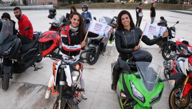 Samsun’da aşıya dikkat çekmek için konvoy yaptılar