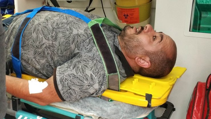 Samsun’da otomobil motosiklet ile çarpıştı: 1 yaralı