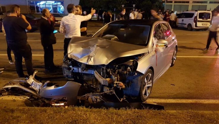 Samsun’da trafik kazası: 1 yaralı