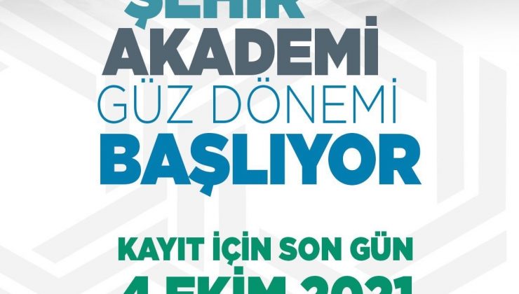 Şehir Akademi güz dönemi başlıyor