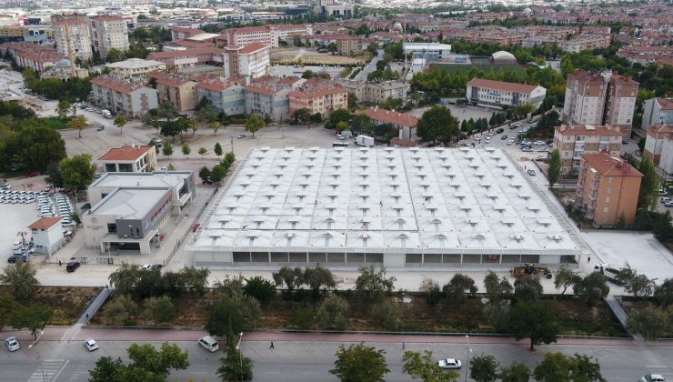 Selçuklu’da Dumlupınar Pazar Yeri tamamlanıyor