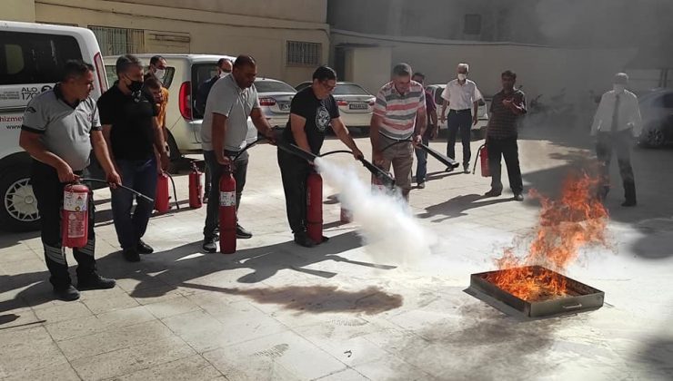 SGK personeline yangın eğitimi