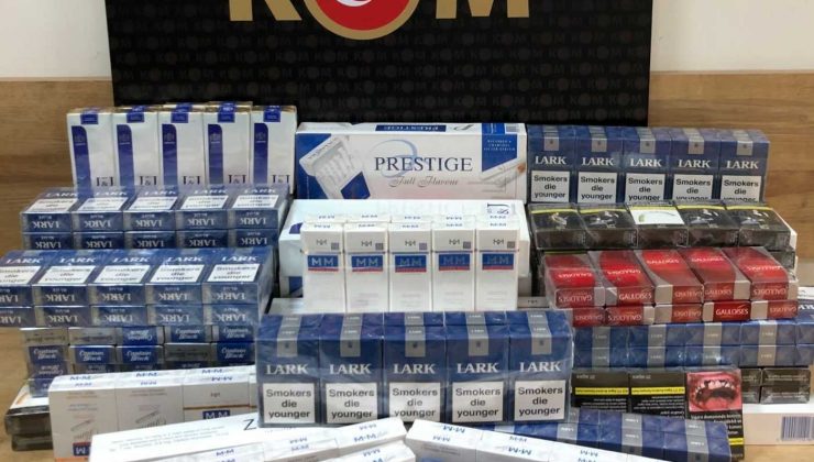 Siirt’te gümrük kaçağı sigara ele geçirildi