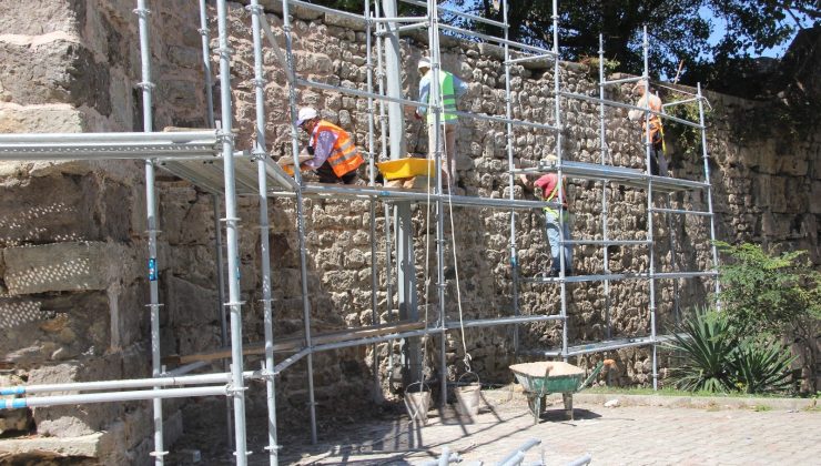 Sinop’ta kale surlarında restorasyon başladı