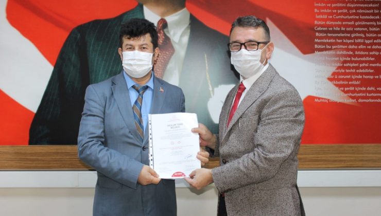 Sinop’ta “Okulum Temiz” belge teslim töreni