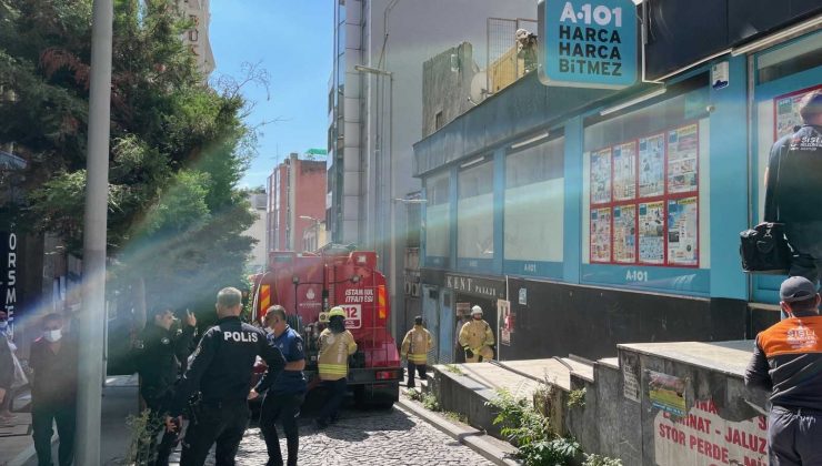 Şişli’de korkutan çatı yangını