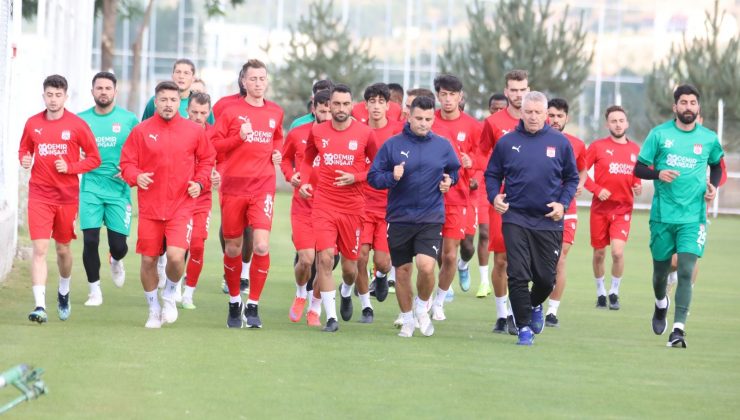 Sivasspor’da Fenerbahçe hazırlıkları başladı