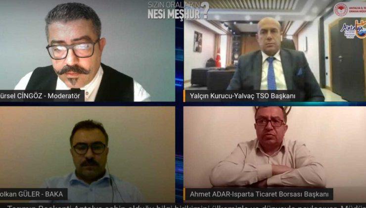 ’Sizin oraların nesi meşhur’ Isparta’da