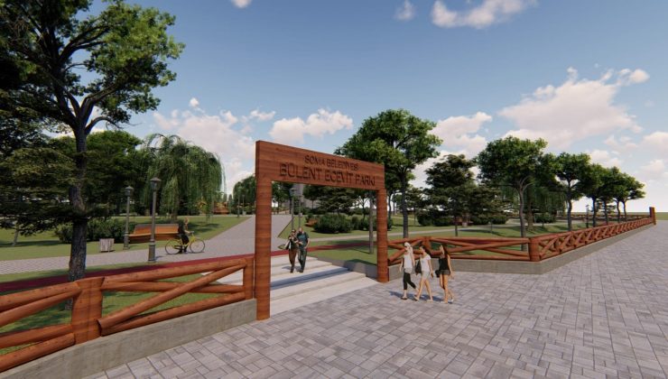 Soma’da Bülent Ecevit Parkı yenileniyor