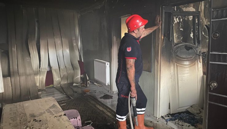 Sungurlu’da ev yangını korkuttu