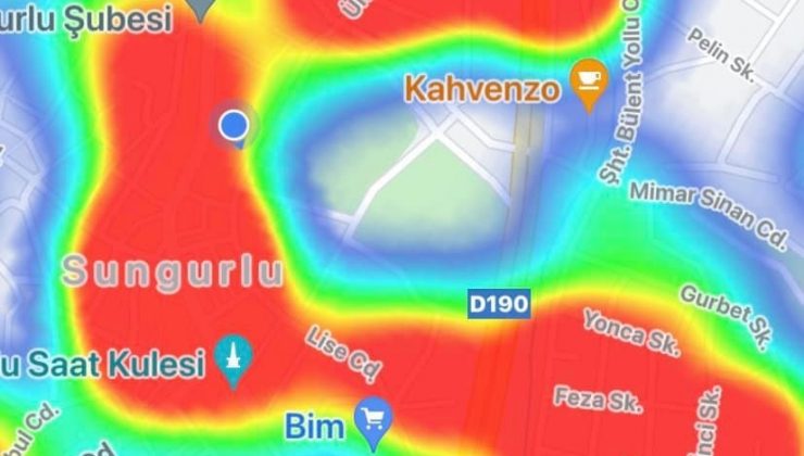 Sungurlu’da risk haritası kırmızıya dönüştü