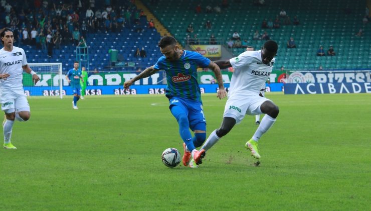 Süper Lig: Çaykur Rizespor: 0 – Altay: 1 (İlk yarı)