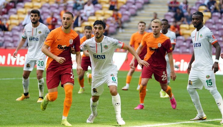 Süper Lig: Galatasaray: 0 – Aytemiz Alanyaspor: 0 (İlk yarı)
