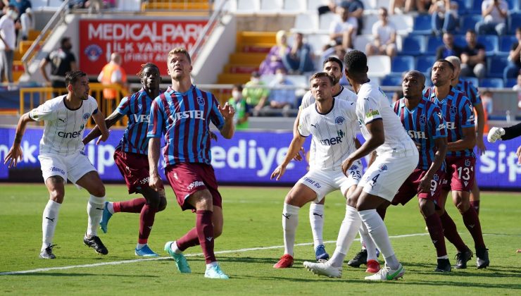 Süper Lig: Kasımpaşa: 0 – Trabzonspor: 0 (İlk yarı)