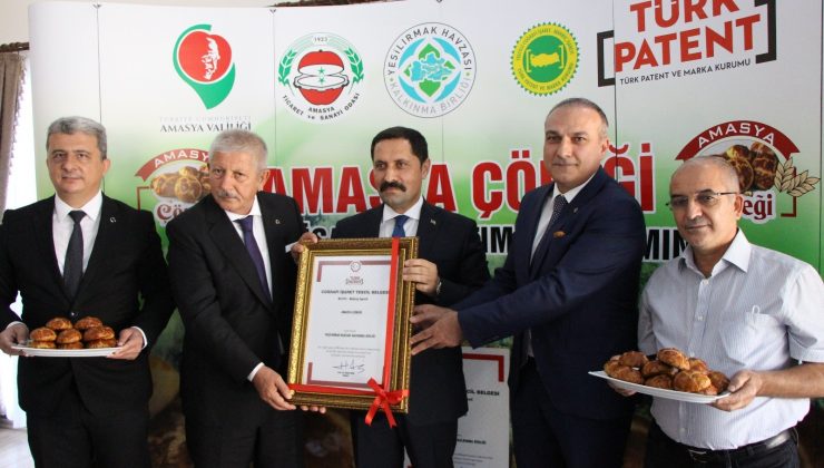 Tarifi 3 kuşaktır sır gibi korunan 100 yıllık ‘Amasya çöreği’ coğrafi işaret aldı