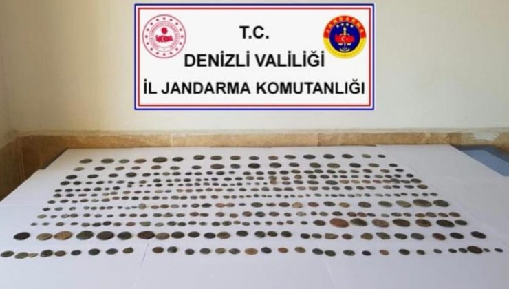 Tarihi eser operasyonunda 362 sikke ele geçirildi
