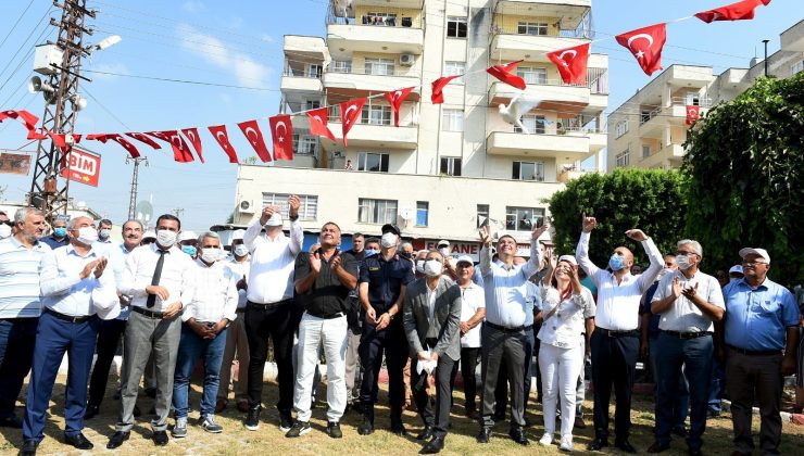 Tarsus’ta barış güvercinleri uçuldu