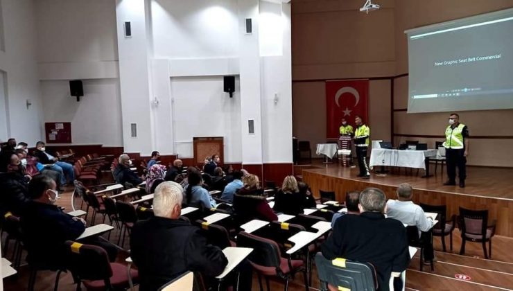 Taşıma yapan şoför ve rehberler eğitim semineri