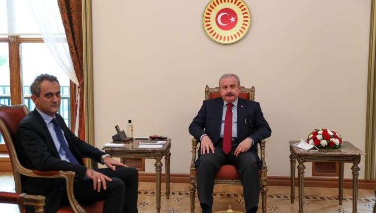 TBMM Başkanı Şentop, Milli Eğitim Bakanı Özer’i ağırladı