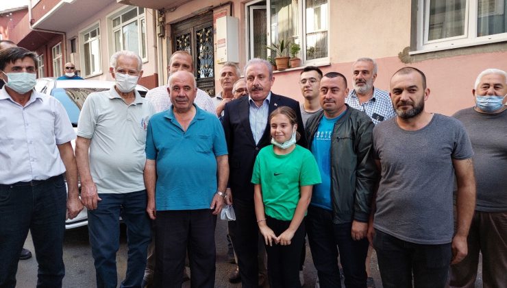 TBMM Başkanı Şentop, Tekirdağ’da çarşı esnafını gezdi