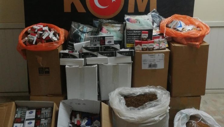 Tekirdağ’da kaçak tütün operasyonu