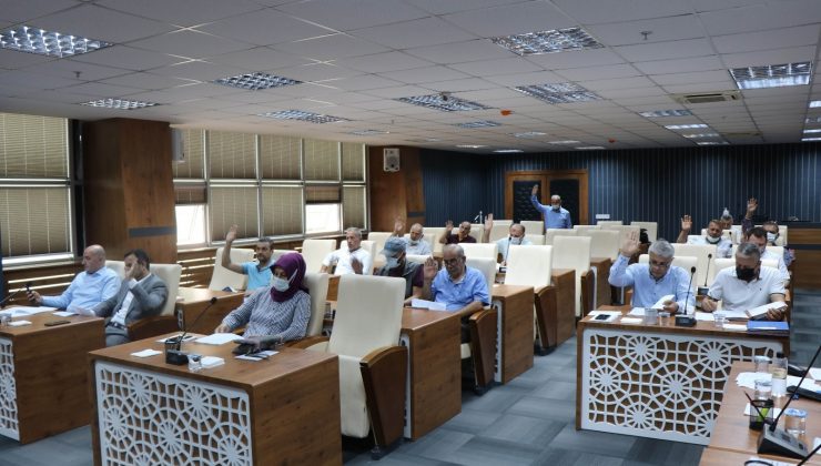 Tekkeköy Belediye meclis toplantısı