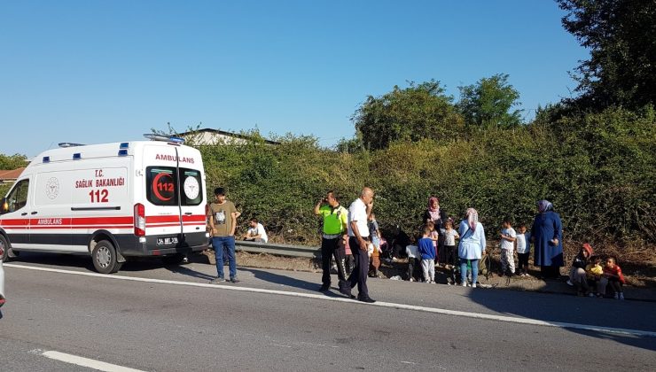 TEM’de 7 aracın karıştığı zincirleme kaza