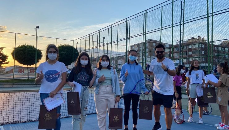 Tenis turnuvası sona erdi