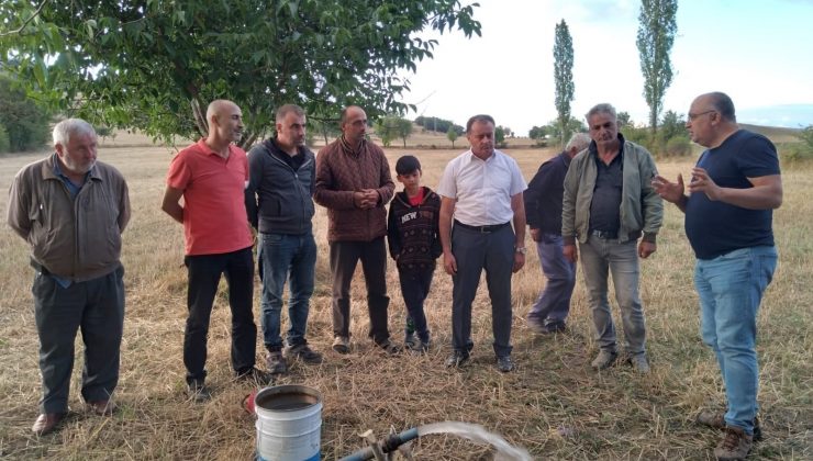 Tokat’ta köylülerin su sevinci