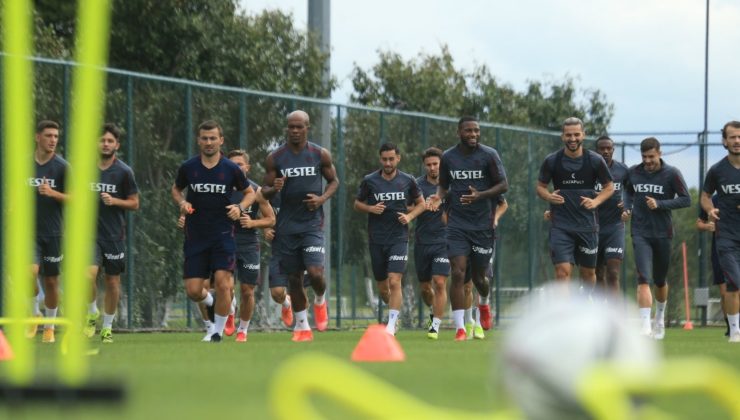 Trabzonspor, Galatasaray maçı hazırlıklarını sürdürdü