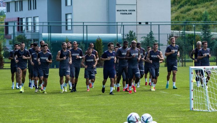 Trabzonspor, Galatasaray maçı hazırlıklarını sürdürdü