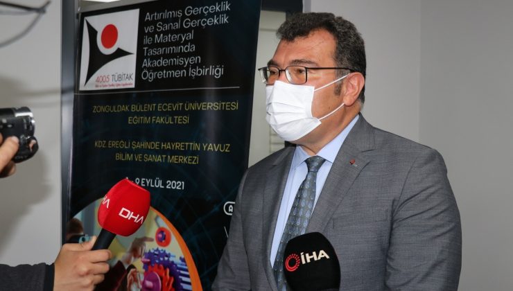 TÜBİTAK Başkanı Mandal, Ereğli BİLSEM’de 15 akademisyenin çalışmalarını inceledi