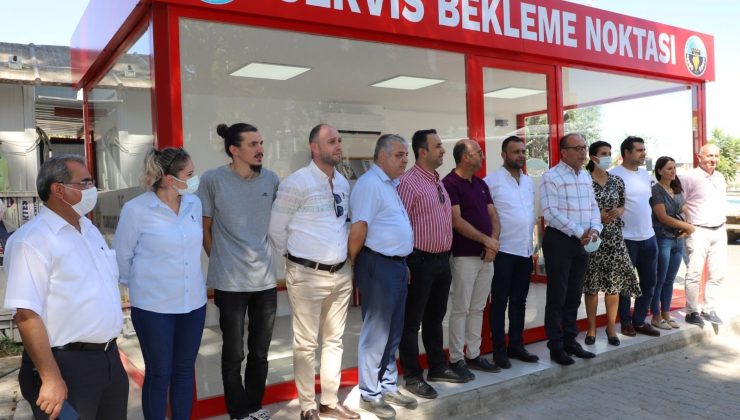 Turgutlu’da dört modern bekleme noktası halkın hizmetinde
