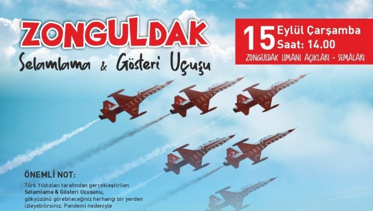 Türk Yıldızları Zonguldak’ta gösteri yapacak