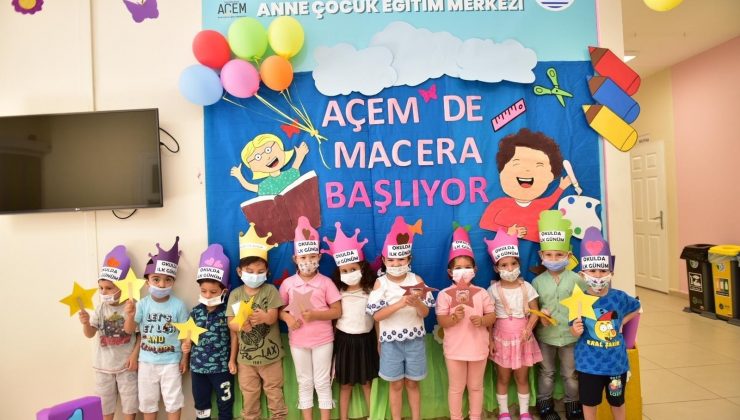 Tuzla Belediyesi Anne Çocuk Eğitim Merkezi’nde ilk ders zili çaldı