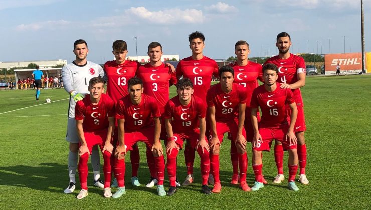 U19 Milli Futbol Takımı, Galler ile 2-2 berabere kaldı