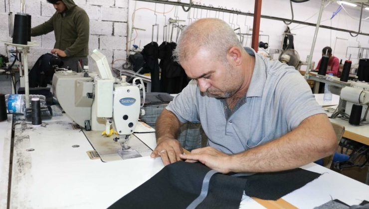 Ünlü markaların giysileri Kahramanmaraş’ta üretiliyor