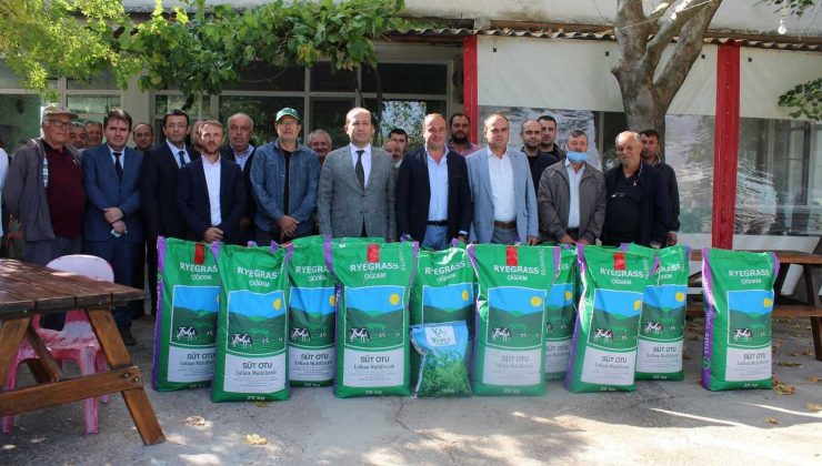 Tekirdağ’da Üreticilere tohum desteği
