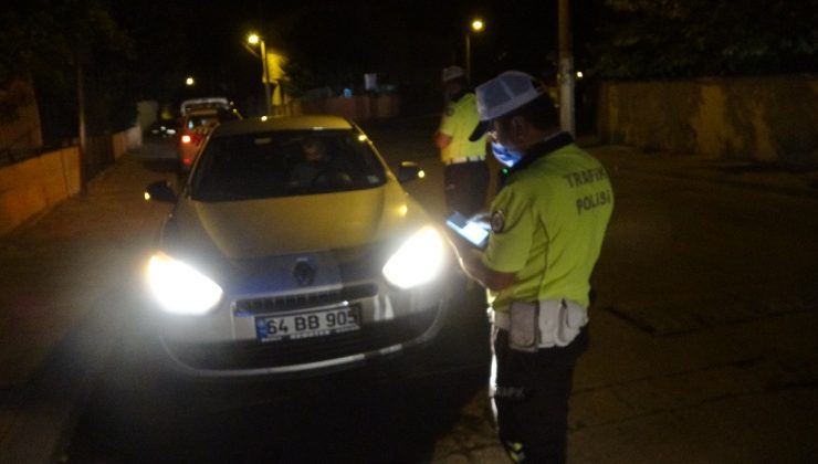 Uşak’ta trafik ekipleri alkol denetimi yaptı