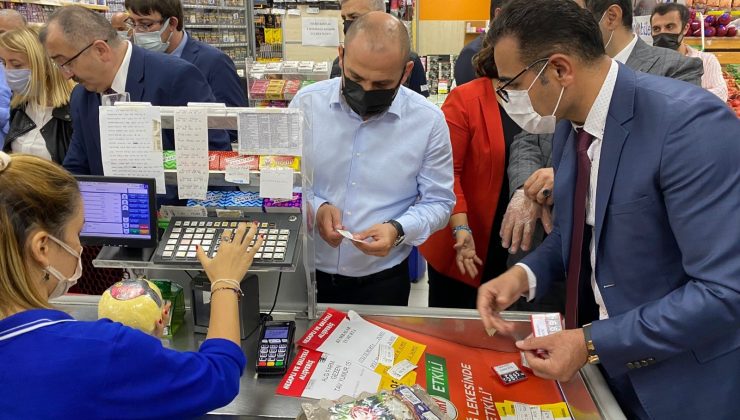 Üsküdar’da marketlere ‘fahiş fiyat’ denetimi