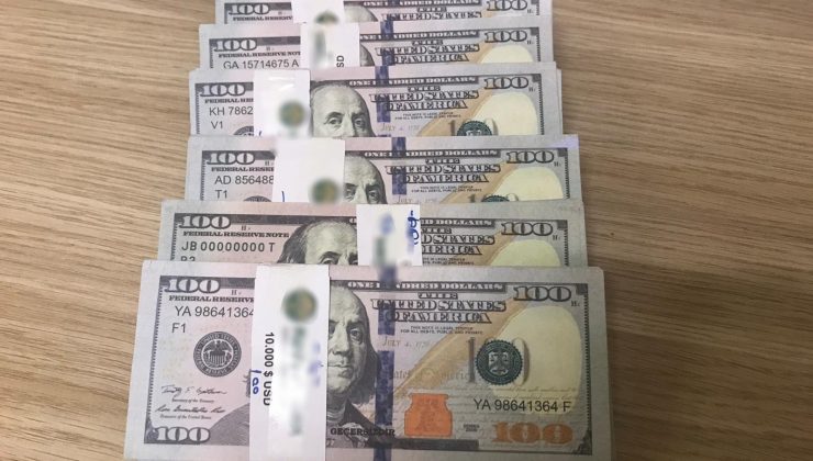 Sahte 80 bin dolarla 20 ton mal aldı