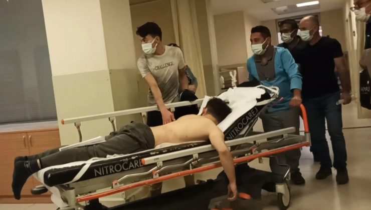 Üzerine sülfürik asit dökülen işçi ağır yaralandı