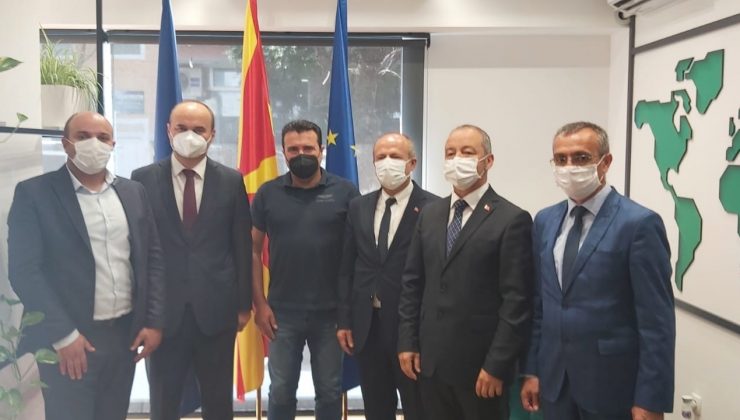 Vali Canalp, Kuzey Makedonya Başbakanı Zaev ile görüştü