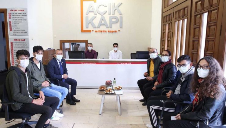 Vali Sonel: “Şuana kadar 435 öğrencimizi misafir ediyoruz”