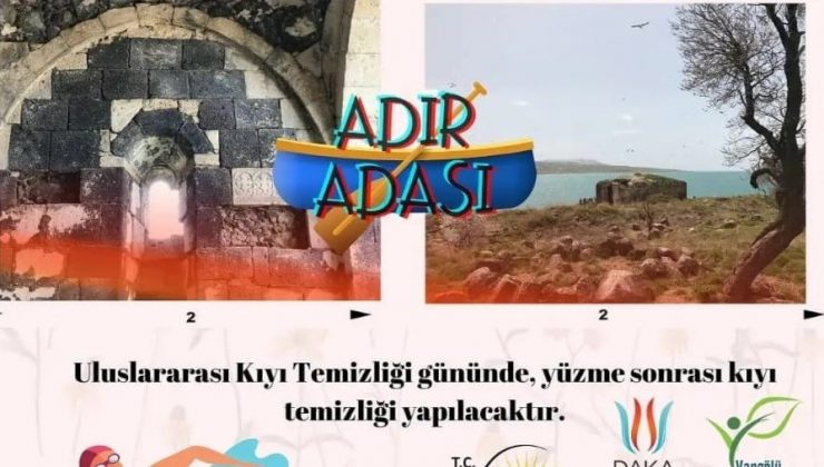 Van Gölü’nün Adır Adası’nda yüzme festivali düzenlenecek
