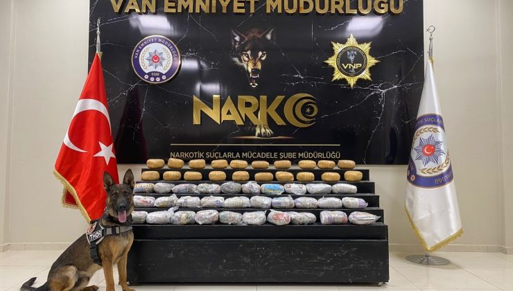 Van polisinden toz esrar operasyonu